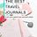 Best Travel Journal