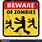 Beware of Zombies Sign