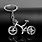 Bike Key Chain