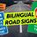 Bilingual Road Signs
