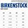 Birkenstock Clog Size Chart