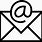 Black Email Icon Clip Art