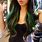 Black Hair with Green Highlights