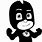 Black PJ Mask SVG
