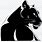 Black Panther Head SVG