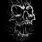Black Skull iPhone Wallpaper