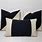 Black and Cream Cushion Covers