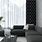 Black and White Curtains for Living Room