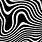 Black and White Wallpaper Wavy Lines
