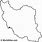 Blank Map of Iran