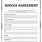 Blank Service Contract Template