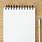 Blank White Page Notebook
