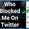 Blocked List Twitter