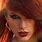 Blood Red Hair Taylor Swift
