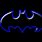 Blue Batman Symbol