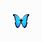 Blue Butterfly Emoji Transparent