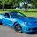 Blue C6 Corvette