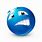Blue Emoji Grinning Face