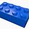 Blue LEGO Brick Clip Art