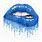 Blue Lips Clip Art