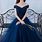 Blue Tulle Prom Dress