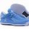 Blue and White Basketball Shoes