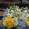 Blue and Yellow Flower Arrangements
