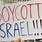 Boycott Israel Sign