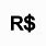Brazilian Real Currency Symbol