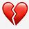 Broken Heart Emoji Drawing