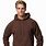 Brown Hooded Sweatshirts for Men