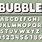 Bubble Font 2