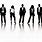 Business People Blue Silhouette