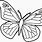 Butterfly Drawing for Coloring
