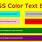 CSS Box Color