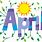 Calendar April Month Clip Art