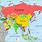 Carte Du Monde Asie