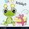 Cartoon Birthday Frog