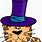 Cartoon Cat Wearing a Hat
