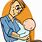 Cartoon Dad with Baby