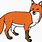 Cartoon Fox Standing