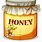 Cartoon Honey Jar Clip Art