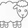 Cartoon Sheep Template