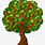Cartoon of Fruit Tree