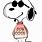 Cartoon of Snoopy