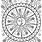 Celestial Mandala Coloring Pages