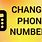 Change Mobile Number