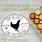 Chicken Egg Labels