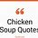 Chicken Soup Quotes