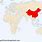 China World Map Blank